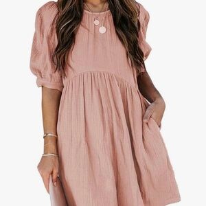 Pink Babydoll Dress (Perfect for Easter!)